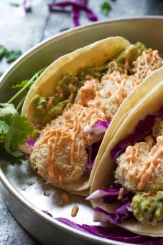 
                    
                        (20 MINUTE) SKINNY BAKED BANG BANG SHRIMP TACOS
                    
                