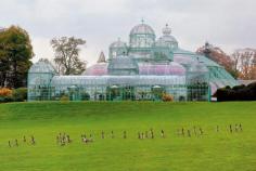 
                    
                        Royal Greenhouses of Laeken Palace in the north of Brussels
                    
                