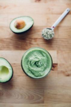 
                    
                        Avocado mango green smoothie (vegan) via will frolic for food
                    
                
