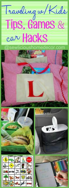 
                    
                        Traveling with kids. Tips, tricks, and car hacks. sewlicioushomedec...
                    
                