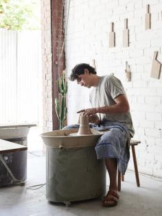 
                    
                        Asuka Mew & Anna Miller-Yeaman of Wingnut & Co in their North Melbourne studio.  Photo – Eve Wilson for thedesignfiles.net
                    
                