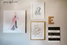 
                    
                        Gallery Wall in Preschooler Girl's Room
                    
                