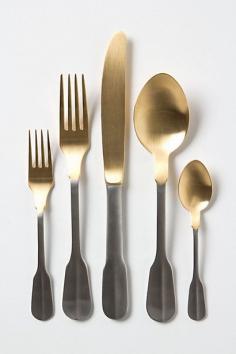 
                    
                        Gold-Dipped Flatware - Anthropologie.com
                    
                