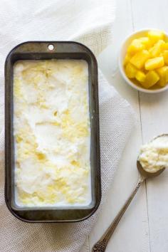 
                    
                        Pineapple coconut frozen yogurt
                    
                