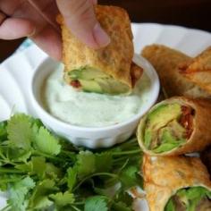 
                    
                        Avocado Egg Rolls (bake instead of frying)
                    
                