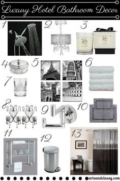 
                    
                        Turn Your Bathroom into a Luxurious Hotel Retreat via www.artsandclassy...
                    
                