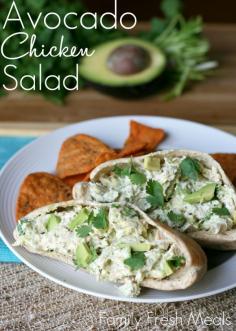 
                    
                        Healthy Avocado Chicken Salad
                    
                