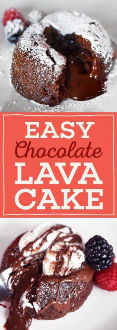 
                    
                        How To Make The Easiest, Most Delicious Chocolate Lava Cakes
                    
                