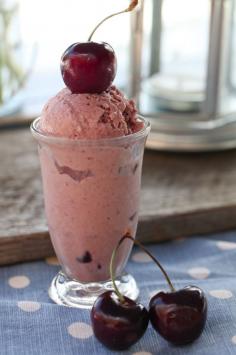 
                    
                        Dairy-Free Cherry, Coconut, & Avocado Ice Cream (omit the Agave!).
                    
                