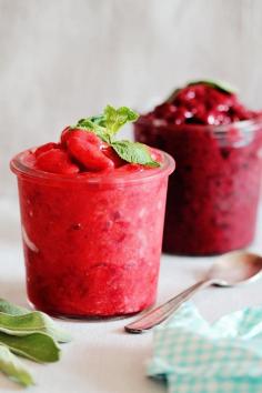 
                    
                        Strawberry-Mint + Blackberry-Sage
                    
                