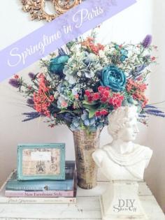 
                    
                        decoupage vase DIY Show Off #SpringTimeinParis #michaelsmakers
                    
                