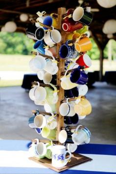 
                    
                        Coffee mug wedding favor... maybe paint some sort of design on them- who couldn't use another mug??? (and you could find them for a steal at the Goodwill)
                    
                