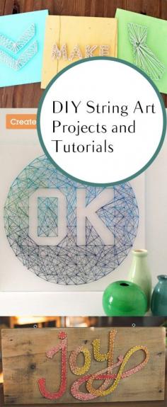 
                    
                        DIY String Art Projects and Tutorials
                    
                