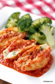 
                    
                        spinach cheese shells (recipe) - NoBiggie.net
                    
                