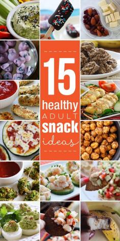 
                    
                        15 Healthy and Light Adult Snack Ideas
                    
                