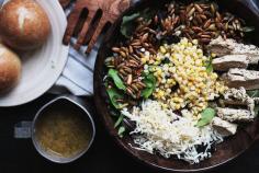 
                    
                        CILANTRO CHICKEN SALAD WITH HOMEMADE DRESSING
                    
                