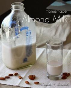 
                    
                        Lavende and Lemonade: How to make homemade Almond Milk
                    
                