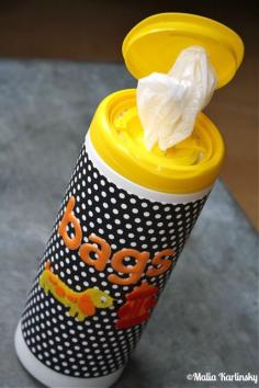 Plastic bag organizer