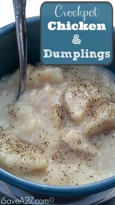 Crockpot Chicken and Dumplin's.  3 ingredients and 3 hours til ready to serve.