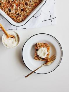 
                    
                        CARROT CAKE BAKED OATMEAL
                    
                