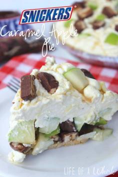 
                    
                        Snickers Caramel Apple Pie (No Bake)
                    
                