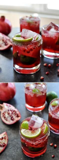 
                    
                        Pomegranate Margaritas I howsweeteats.com
                    
                