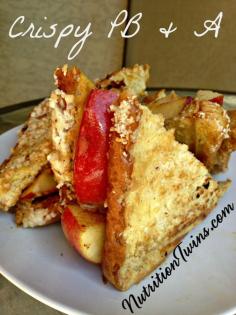 
                    
                        Crispy PB & A | Sweet, crunchy, satisfying & healthy unique twist that will tide you until lunch | Protein & Fiber packed | For MORE RECIPES, Fitness & Nutrition Tips please SIGN UP for our FREE NEWSLETTER www.NutritionTwin...
                    
                