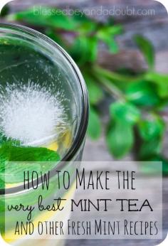 
                    
                        Growing fresh mint doesn't require a green thumb. Learn how to make the best mint tea and check out other fresh mint recipes!
                    
                
