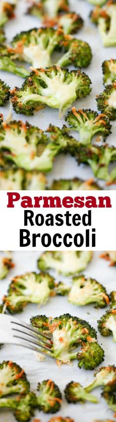 
                    
                        Parmesan Roasted Broccoli – easy delicious roasted broccoli recipe, with Parmesan cheese. 5 mins prep and 20 mins to dinner table | rasamalaysia.com
                    
                
