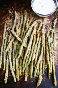 
                    
                        Baked Asparagus Fries
                    
                