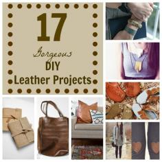 
                    
                        17 Gorgeous DIY Leather Projects
                    
                