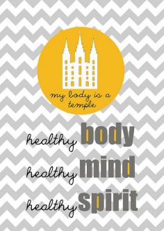 LDS Activity Day Ideas: My Body is a Temple