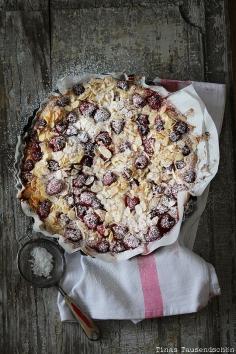 
                    
                        Raspberry almond cake!
                    
                