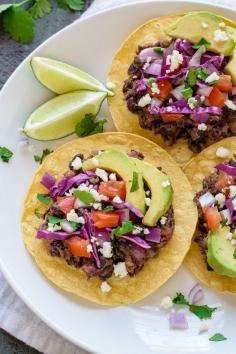 
                    
                        10 Minute Tostadas. This recipe saves weeknight dinner!
                    
                