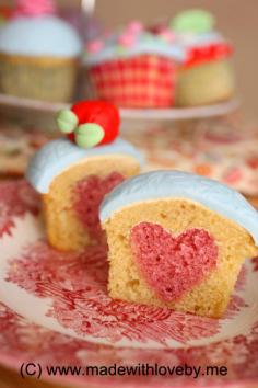 
                    
                        How to bake a heart into your cupcake
                    
                