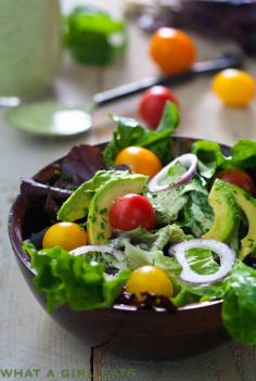 
                    
                        This Green Goddess Dressing from Ina Garten, is so good, I had to make 2 batches. The first one didn't make it past the shoot. My daughters were scraping the bowl and couldn't get enough. Make a ba...
                    
                