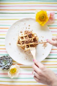 
                    
                        Crumb Coffeecake Waffles
                    
                