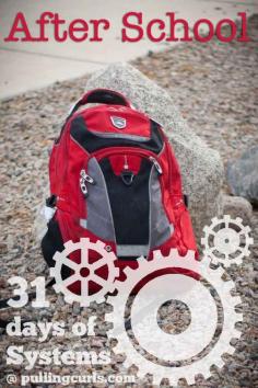 
                    
                        How to make an after school routine:  My after school system and how you can make it work for your family too!
                    
                