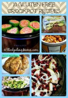 10 Gluten Free Crockpot Recipes that are scrumptious and healthy! #glutenfree #crockpot