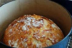 
                    
                        A friend said "I am completely obsessed with this bread. I've made 5 loaves already!" This is insanely easy - it literally took 2 minutes to stir together the dough - let it sit overnight and then bake.
                    
                