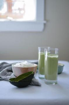 
                    
                        Avocado Coconut Smoothie with Honey Whipped Cream | Sprig and Flours6
                    
                