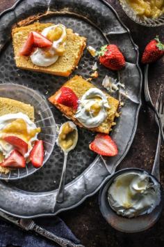 
                    
                        Orange Loaf With Fresh Cream And Pineapple Curd
                    
                