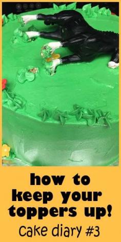 
                    
                        Using toys as cake toppers!  (how to keep them from sinking or falling)
                    
                