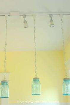 Remodelaholic | DIY Vintage Canning Mason Jar Pendant Lights