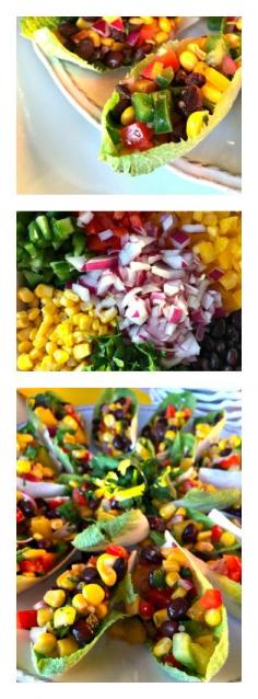 
                    
                        Black Bean Salad Stuffed Endive
                    
                