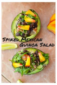 
                    
                        Spiked Mexican Quinoa Salad
                    
                