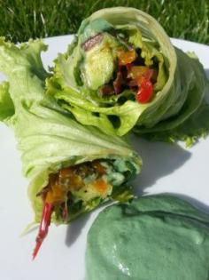 
                    
                        Raw Vegan, Gluten Free, Dairy Free Avocado and Vegetable Wraps
                    
                