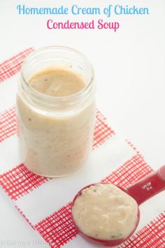 
                    
                        Homemade Cream of Chicken Condensed Soup
                    
                