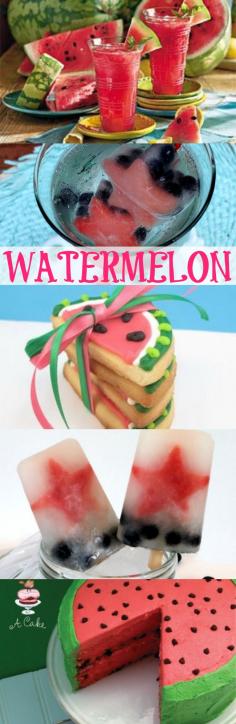
                    
                        There are so many easy ways to enjoy watermelon in the summer besides biting into a slice! Enjoy these other Watermelon Drinks and Desserts  |  OHMY-CREATIVE.COM
                    
                