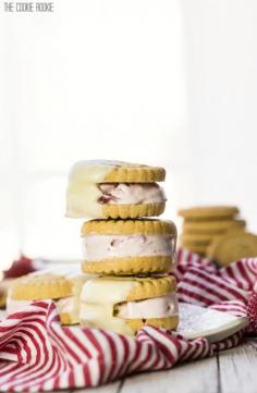 
                    
                        STRAWBERRY SHORTCAKE ICE CREAM SANDWICHES
                    
                